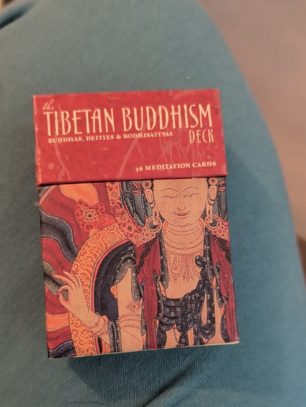 The Tibetan Buddhism Deck - Red Meditation Card Set
